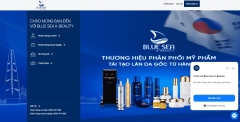 Thiết kế website mỹ phẩm Hàn Quốc