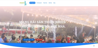 Thiết kế website nhà hàng hải sản Thiên Cầm tại Hà Tĩnh